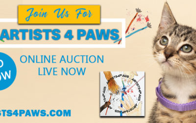 ARTISTS4PAWS Opens at Art Center August 6th